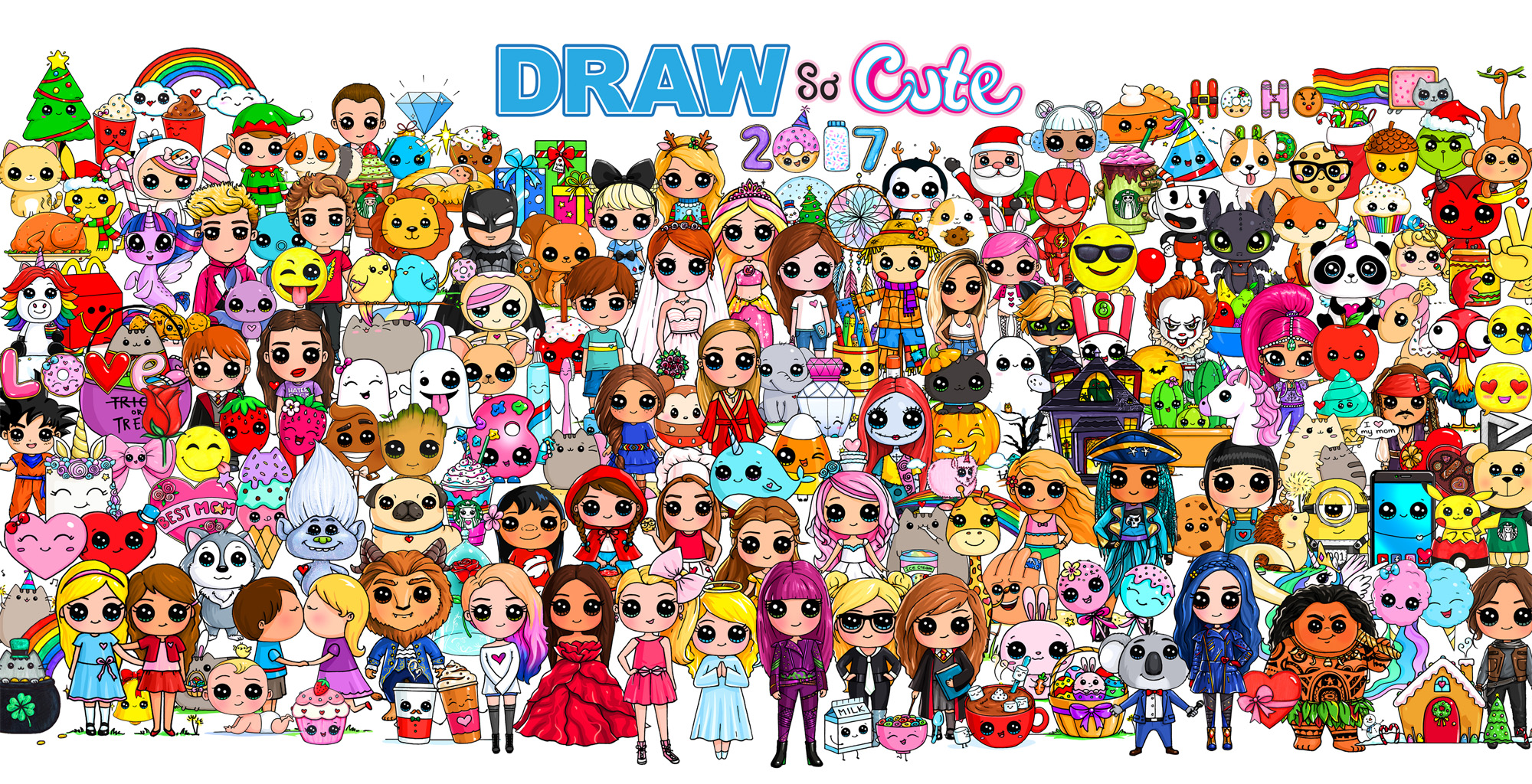 Happy Anniversary: Draw So Cute 2017 Characters