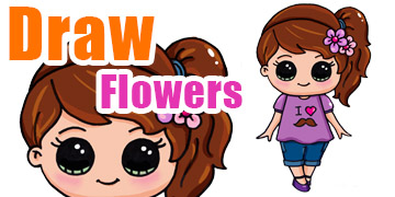 draw_girls_flowers – Draw So Cute