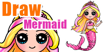 draw_girls_mermaid – Draw So Cute