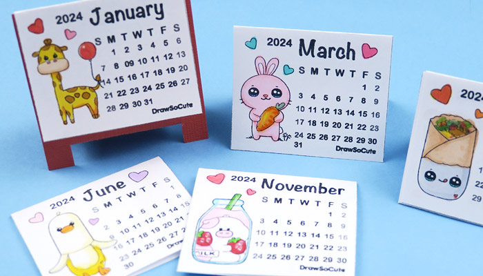 Micro Calendar - 2024 KITTY 